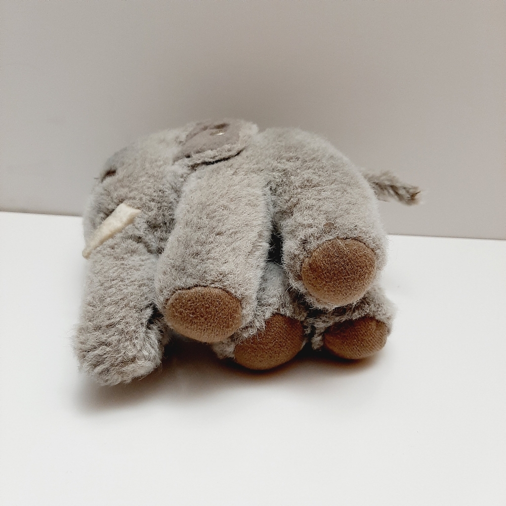 🍒 Steiff "Jumbo" Vintage Elephant Small Retro Plush Soft Gray Kids Toy - Picture 10 of 10